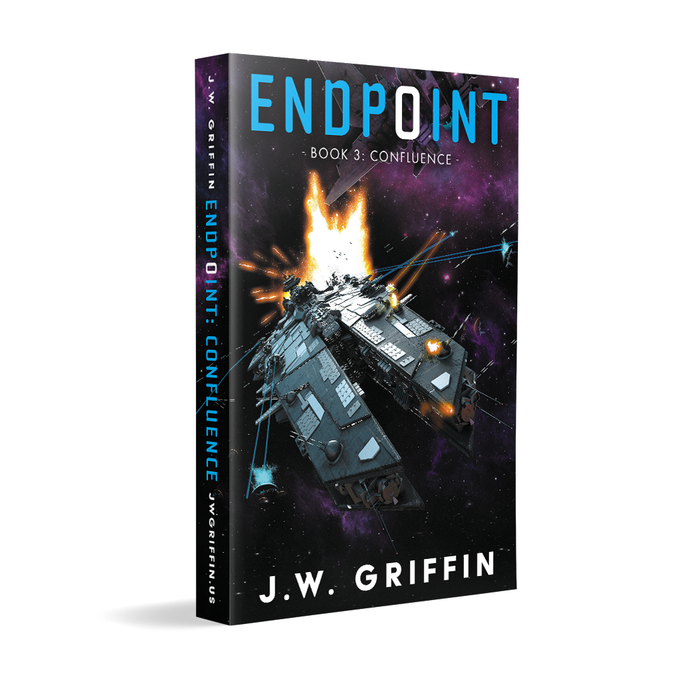 'Endpoint', the stunning new scifi series by JW Griffin. Out now on Amazon.